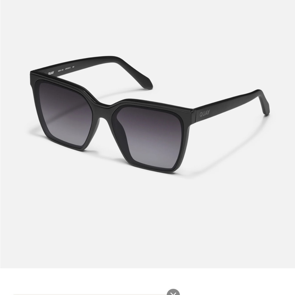 Quay Australia Black Oversized Sunglasses - Level Up